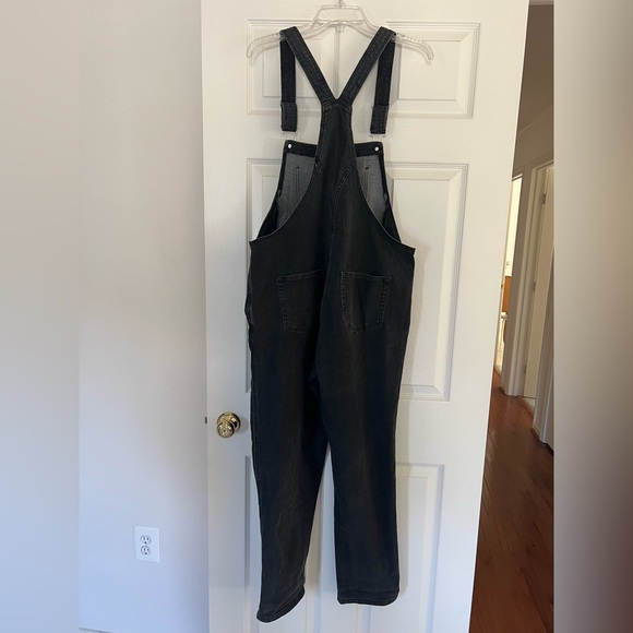 Blackwash Denim Overalls - Picture 5 of 11